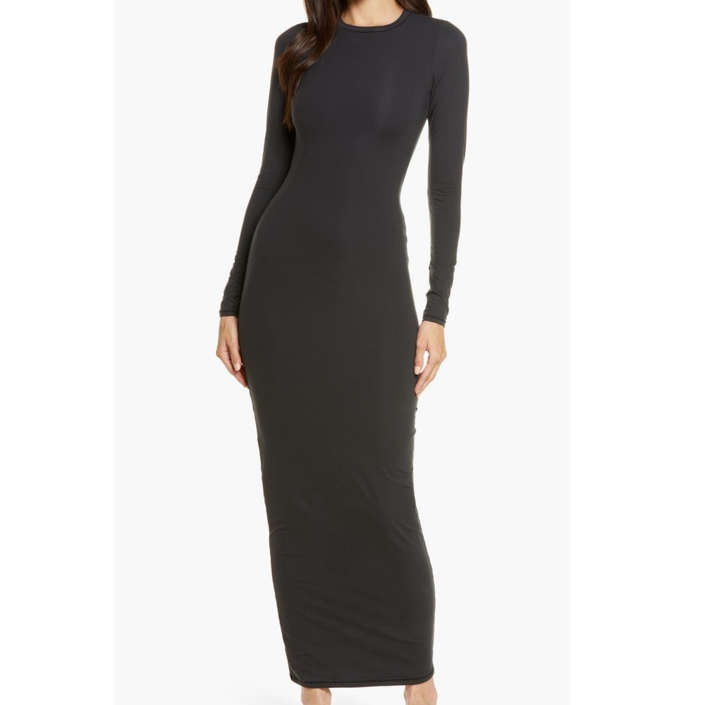 SKIMS fits everybody crew neck long sleeve dress